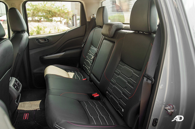 2021 Nissan Navara Philippines interior rear seats 