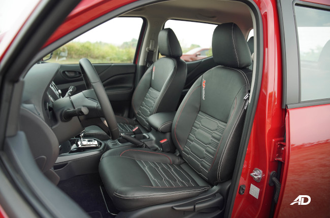 2021 Nissan Navara PRO-4X Philippines front seats