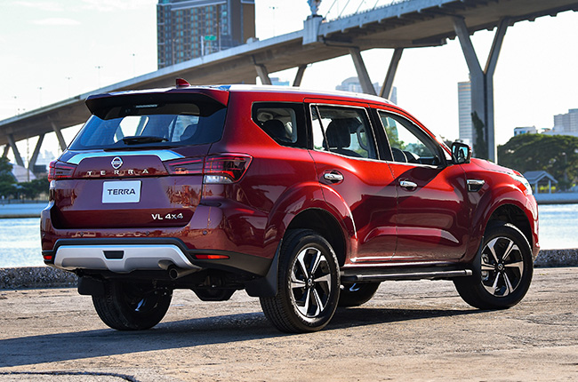 2021 Nissan terra exterior quarter rear