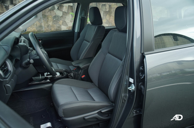 2021 Toyota Fortuner G Philippines Driver's seat 