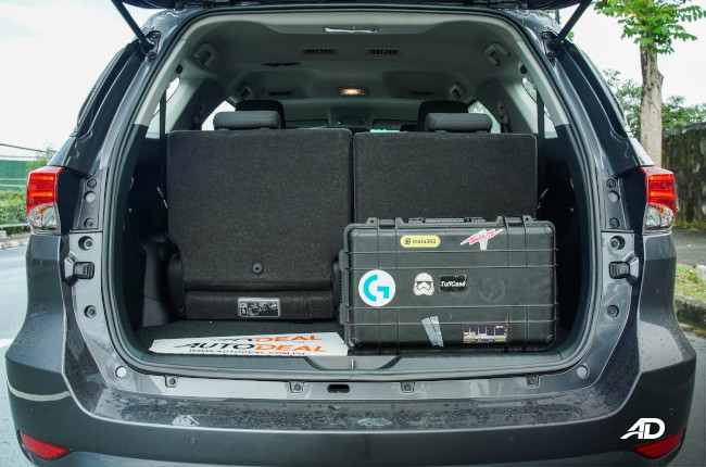 2021 Toyota Fortuner G Philippines interior cargo space