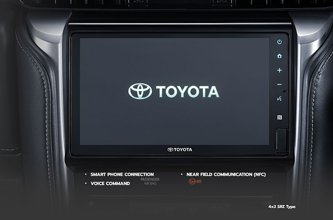 2021 Toyota Fortuner interior infotainment Philippines