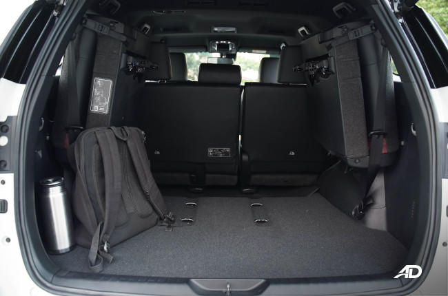 2021 Toyota Fortuner LTD cargo 3rd row folded