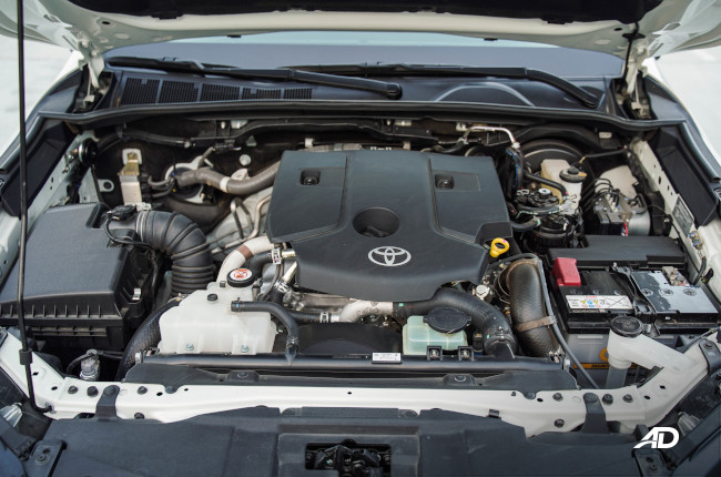 2021 Toyota Fortuner LTD engine