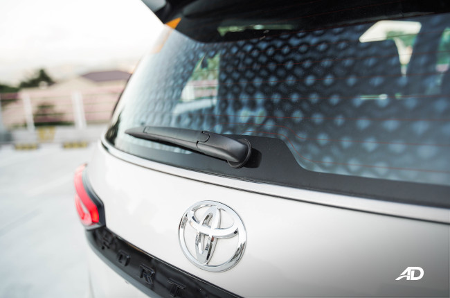 2021 Toyota Fortuner LTD rear wiper