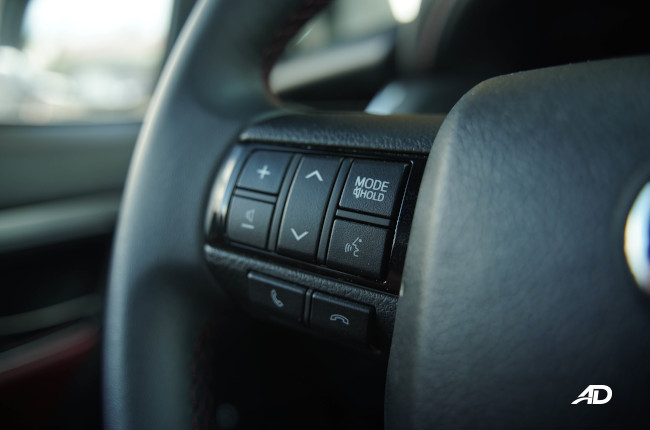 2021 Toyota Fortuner LTD steering wheel audio controls