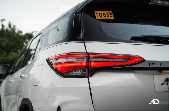 2021 Toyota Fortuner LTD taillight