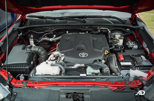 2021 Toyota Hilux 2.8-liter turbo diesel engine