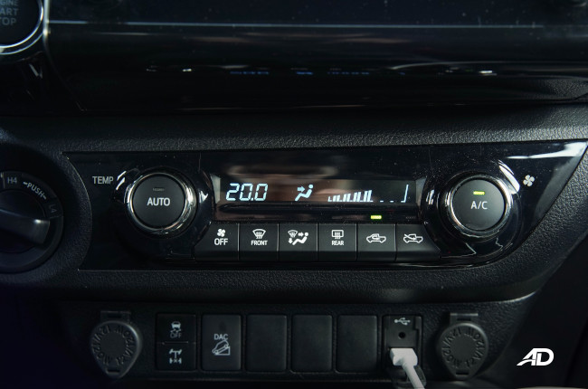 2021 Toyota Hilux 4x4 Conquest Red Philippines automatic climate control