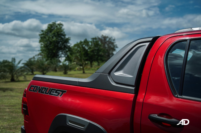 2021 Toyota Hilux 4x4 Conquest Red Philippines bed bars