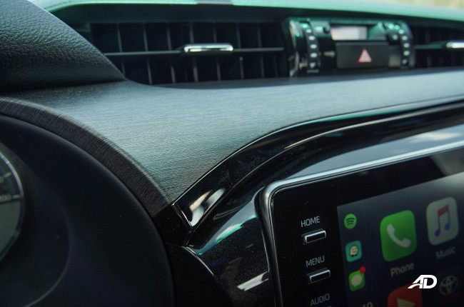 2021 Toyota Hilux 4x4 Conquest Red Philippines Dashboard material