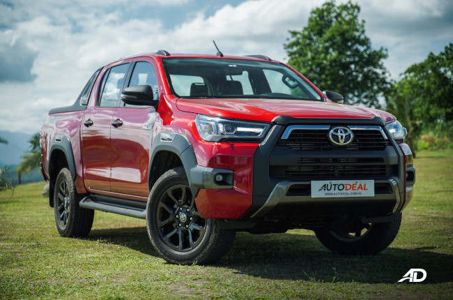 2021 Toyota Hilux 4x4 Conquest Red Philippines Exterior front 