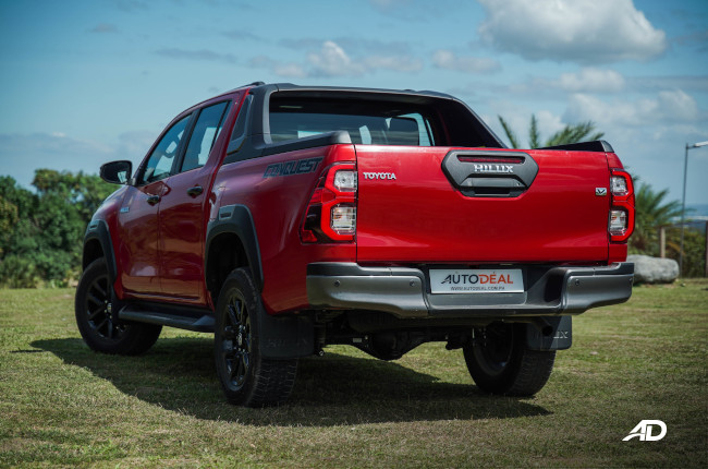 2021 Toyota Hilux 4x4 Conquest Red Philippines exterior rear quarter