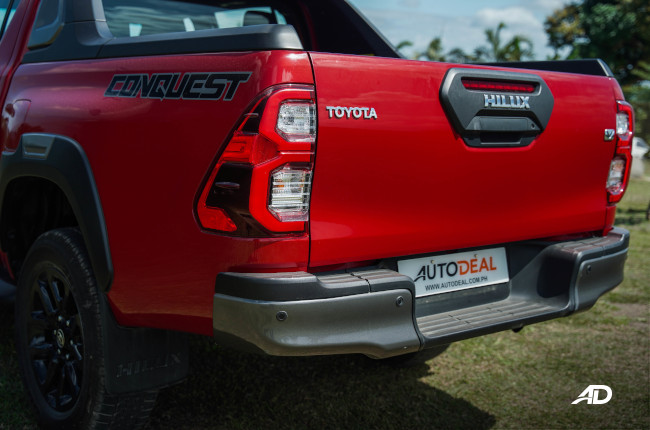 2021 Toyota Hilux 4x4 Conquest Red Philippines taillights