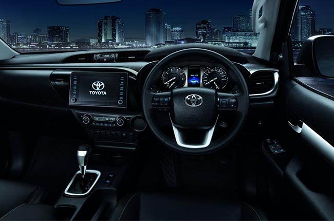 2021 Toyota Hilux dashboard