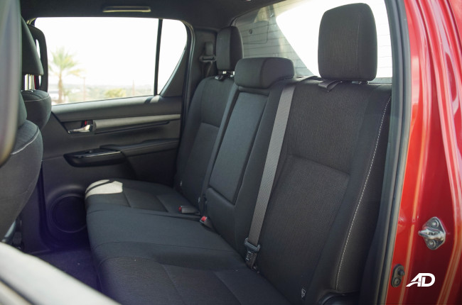 2021 Toyota Hilux Interior Rear seats 