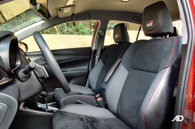2021 Toyota Vios GR-S Driver and passenger semi-bucket seats