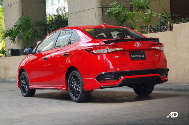 2021 Toyota Vios GR-S exterior rear quarter