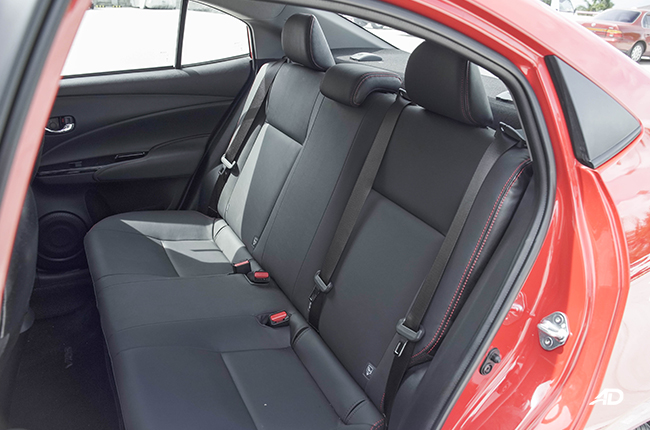 2021 Toyota Vios GR-S rear seats