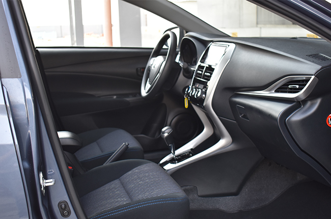 2021 Toyota Vios Interior road test front passenger