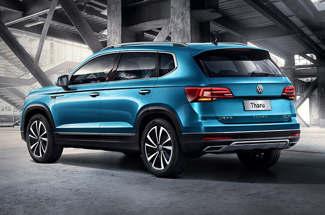2021 Volkswagen Tharu exterior quarter rear