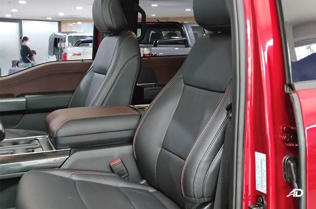 2022 Ford F-150 Lariat Diesel Interior Seats 