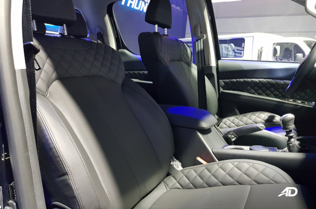 2022 Foton Thunder 2.0 Philippines Manila International Auto Show Front Seats 