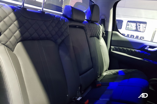 2022 Foton Thunder 2.0 Philippines Manila International Auto Show Rear Seats 
