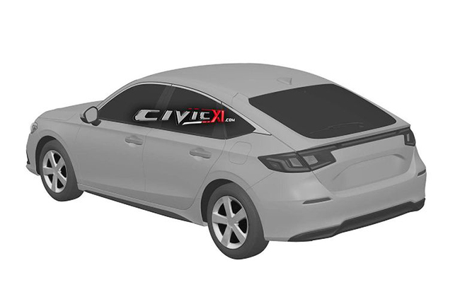 2022 Honda Civic Hatch patent image