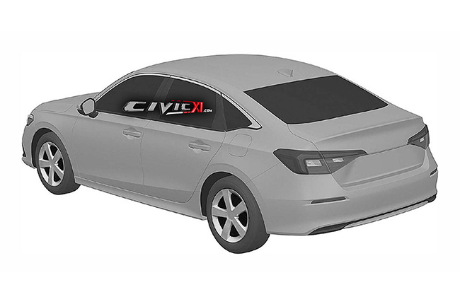 2022 Honda Civic Sedan patent image