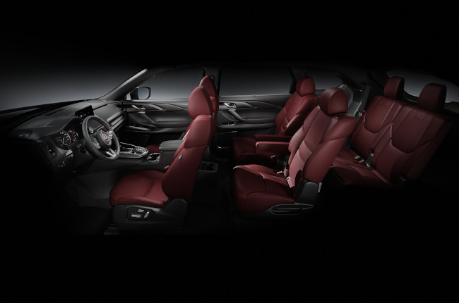 2022 Mazda CX-9 Burgundy Interior 