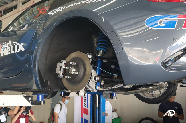 2022 Mazda MX-5 Miata Spec Series Rear Suspension and Brakes 