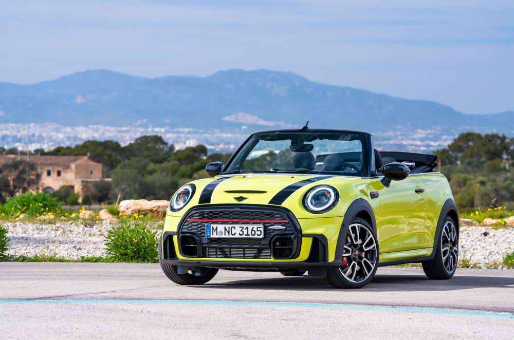 2022 Mini Cooper John Cooper Works Convertible Parked 