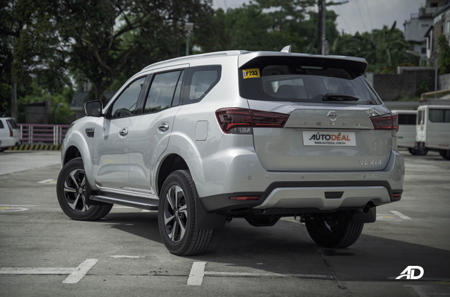 2022 Nissan Terra exterior quarter rear Philippines