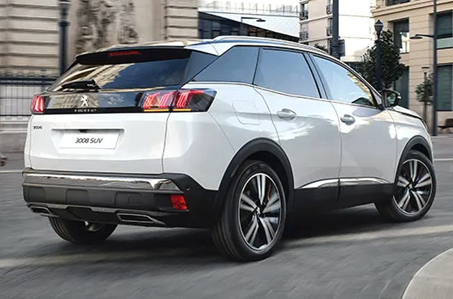 2022 Peugeot 3008 Crossover Rear Quarter
