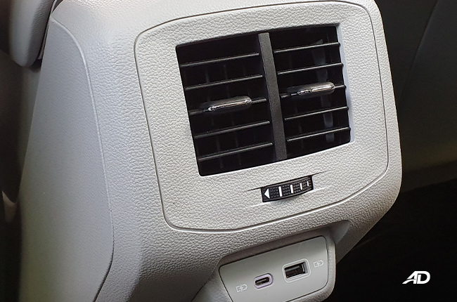 2022 Volkswagen T-Cross Rear AC Vents 