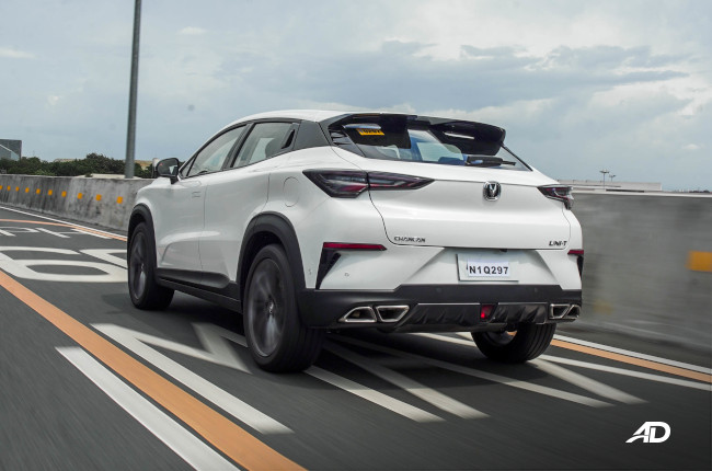 2023 Changan Uni-T Rear Quarter Driving 