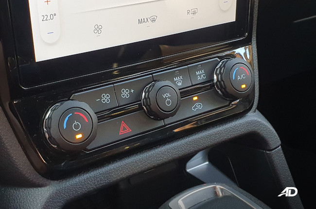 2023 Ford Ranger Bi-Turbo Wildtrak 4x4 AC Controls 