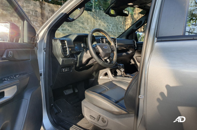2023 Ford Ranger Bi-Turbo Wildtrak 4x4 Driver Seat