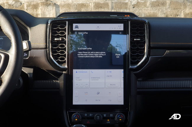 2023 Ford Ranger Bi-Turbo Wildtrak 4x4 Infotainment System 