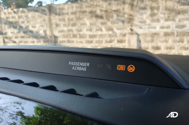 2023 Ford Ranger Bi-Turbo Wildtrak 4x4 Passenger Airbag warning light