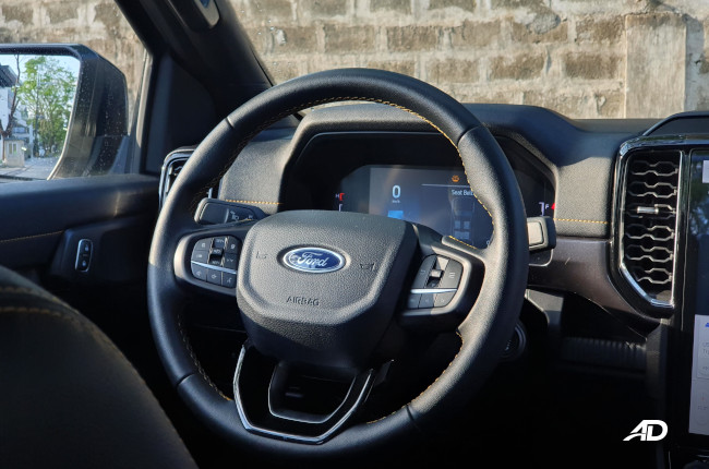 2023 Ford Ranger Bi-Turbo Wildtrak 4x4 Steering Wheel