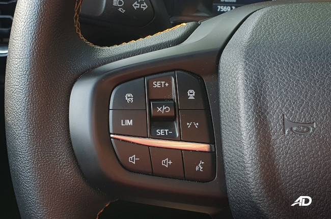 2023 Ford Ranger Bi-Turbo Wildtrak 4x4 Steering Wheel Buttons 
