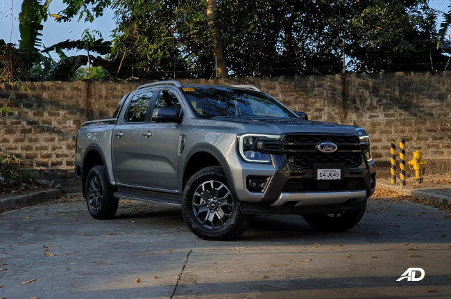 2023 Ford Ranger Bi-Turbo Wildtrak Front Quarter
