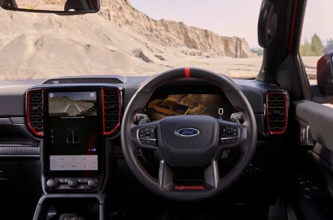 2023 Ford Ranger Raptor interior