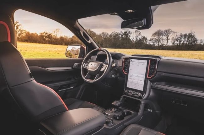 2023 Ford Ranger Raptor interior
