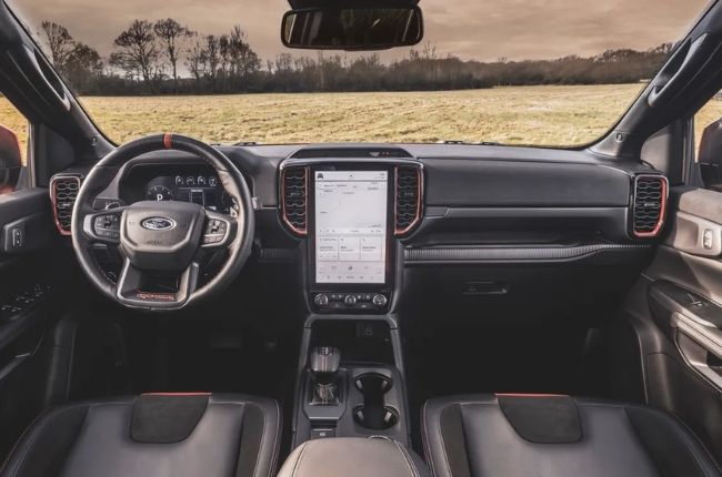 2023 Ford Ranger Raptor interior