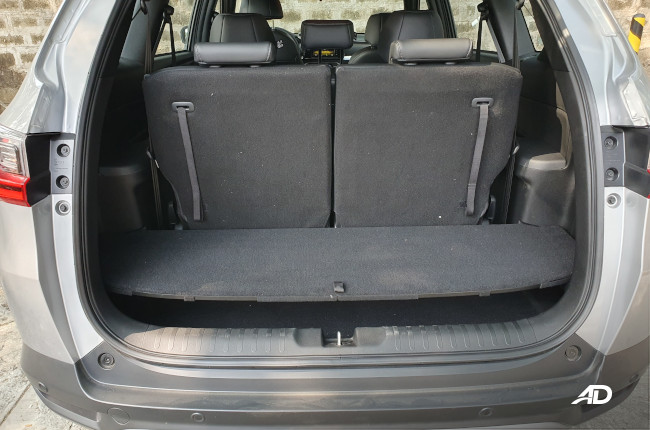 2023 Honda BR-V V CVT Cargo Area all seats and flat 