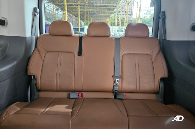 2023 Hyundai Staria Premium+ rear seats 