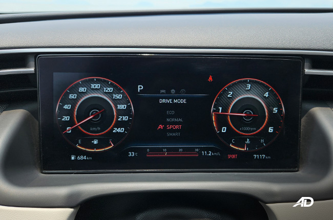 2023 Hyundai Tucson GLS+ Premium Sport Mode Display 